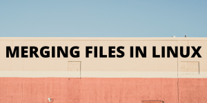 merging files in Linux