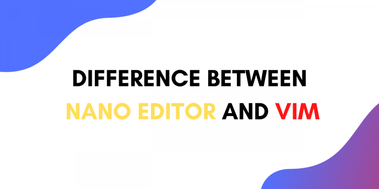 Nano Editor Vs Vim