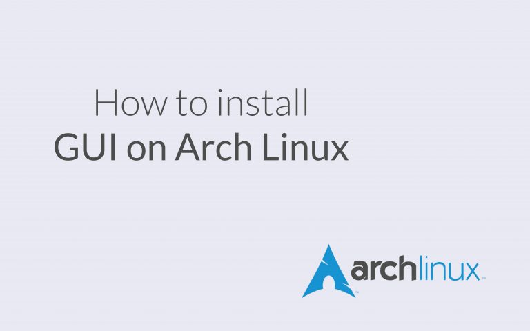 Cover Photo GUI Arch Linux 01