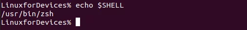 Checking Zshell Setup