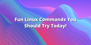 Fun Linux Commands You Should Try Today!