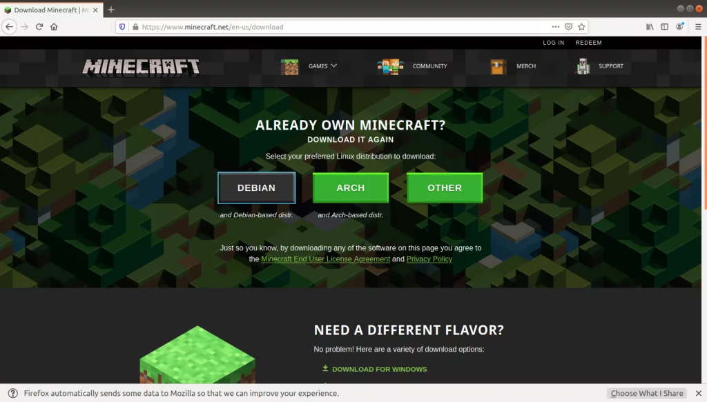 Minecraft Download