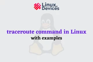 Traceroute Command In Linux