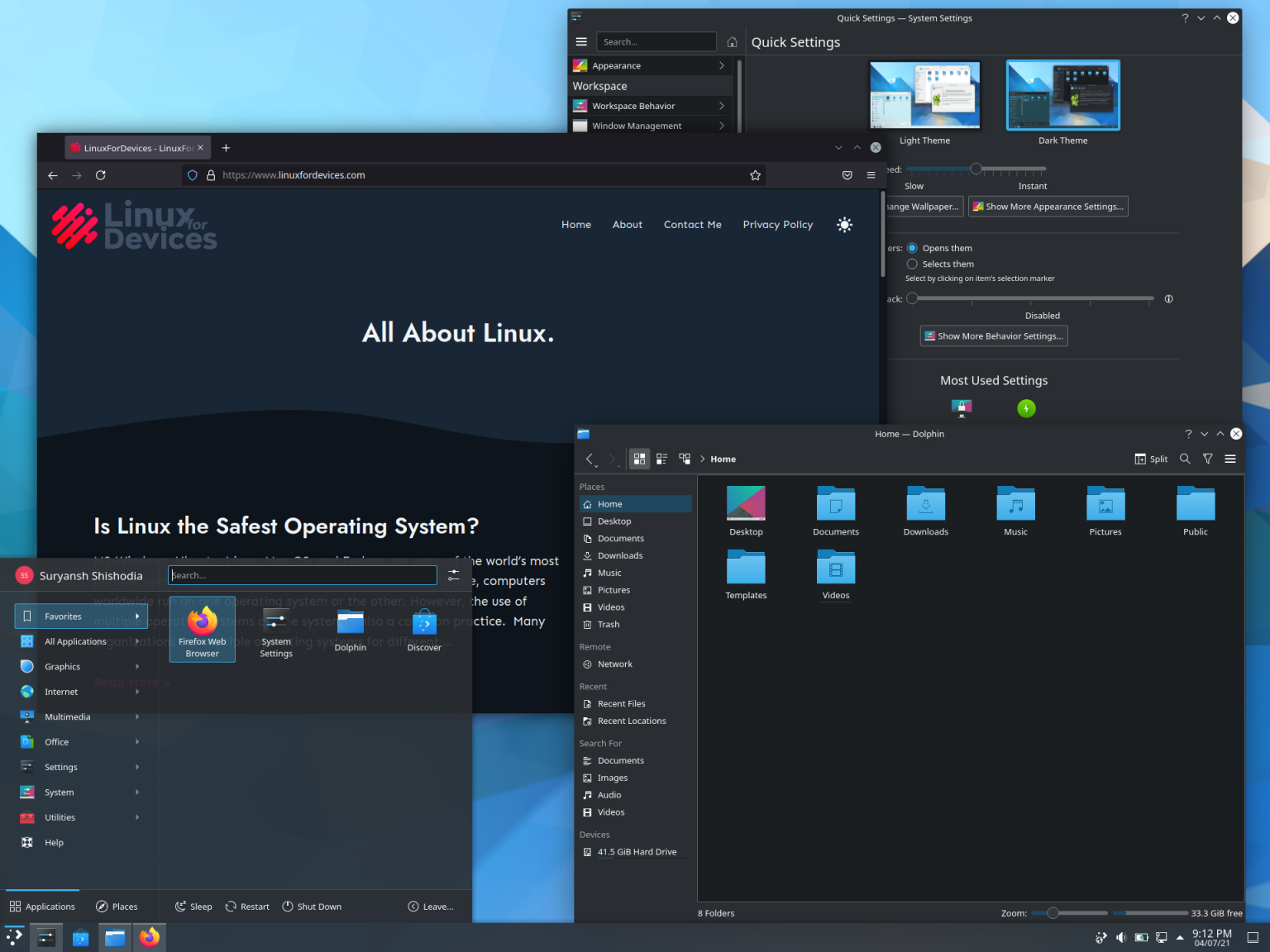 XFCE vs KDE Plasma Linux desktop environments: A comparison ...