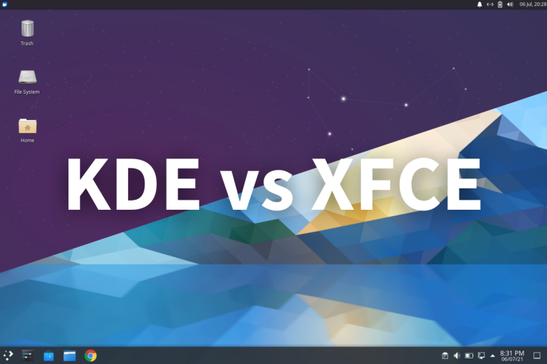 KDE Vs XFCE