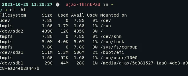 Partitions List Encrypting Partitions With LUKS