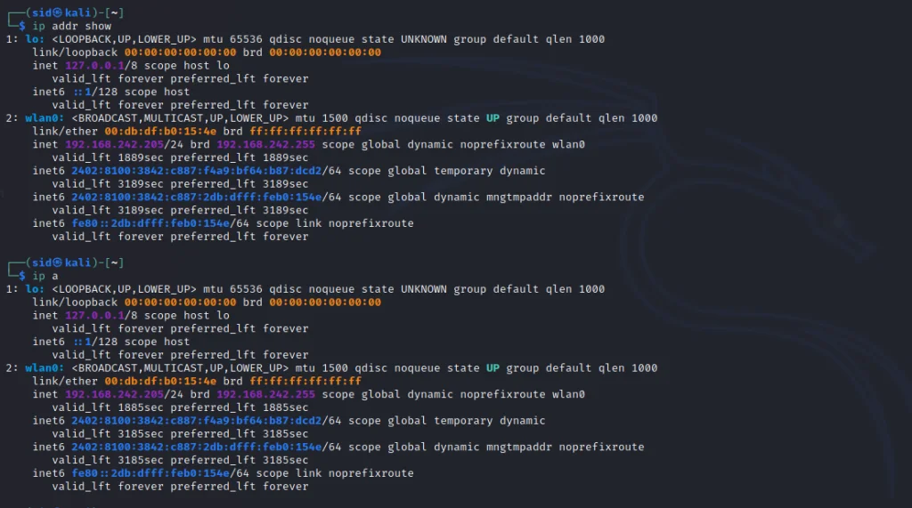 list-the-ip-address-of-individual-network