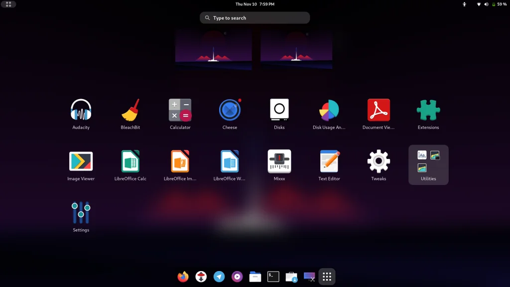 Launch The Application From Grid In GNOME