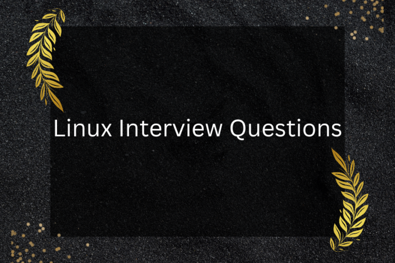 Linux Interview Questions