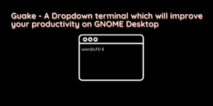 Guake A Dropdown Terminal Which Will Improve Your Productivity On GNOME Desktop