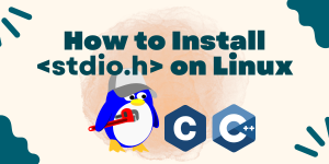 Installing stdio.h On Linux