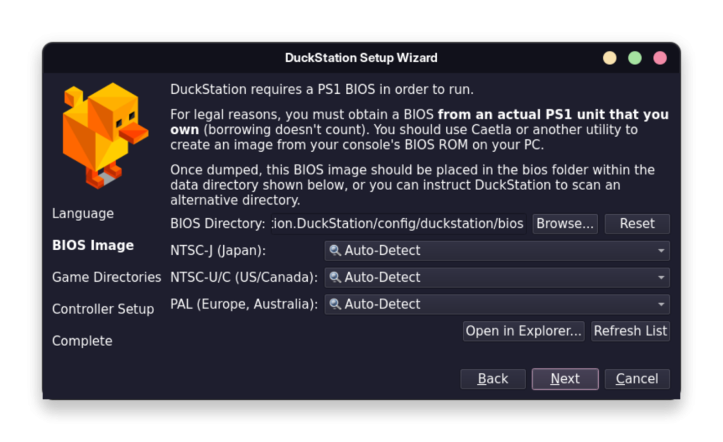 Import Your BIOS To The Emulator