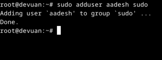 Adding A User To The Sudo Group