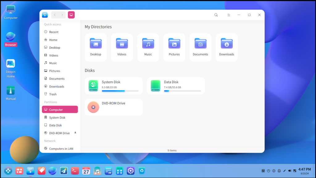 Deepin Has Several Core Apps