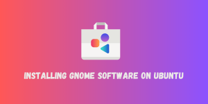 Installing GNOME SOftware ON Ubuntu