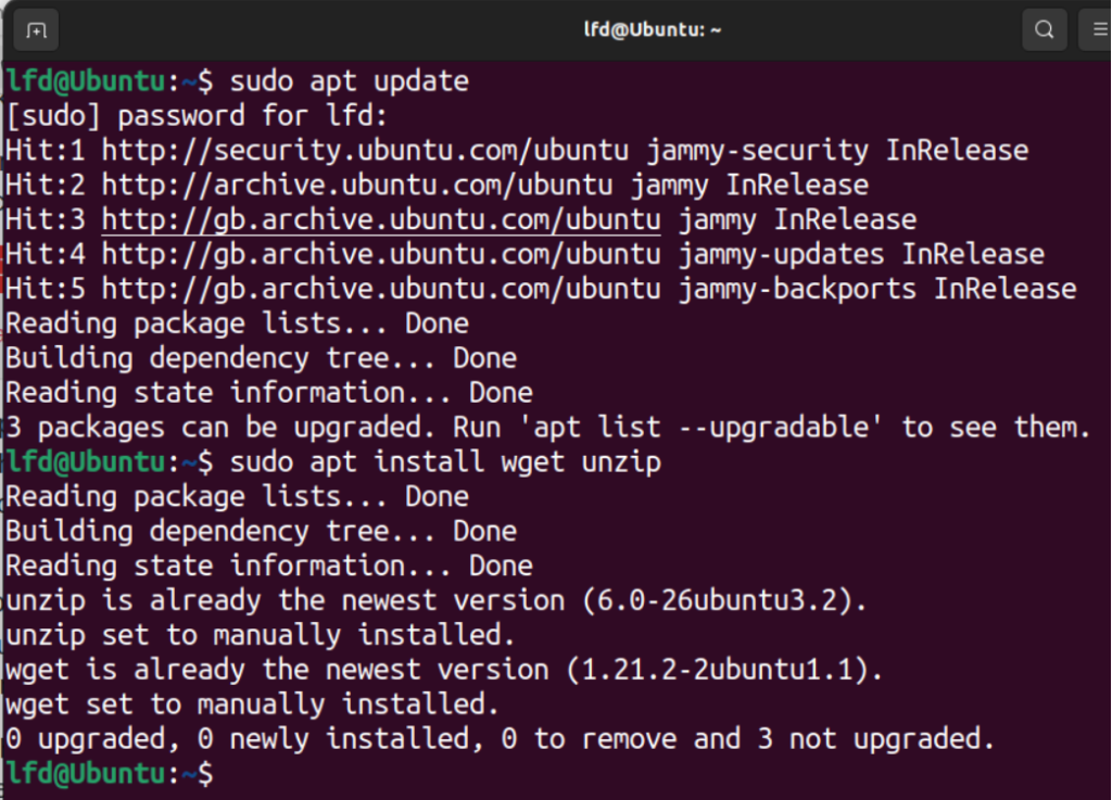 Installing Dependencies On Ubuntu