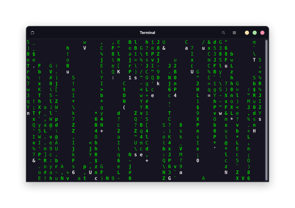 Running Cmatrix In Asynchronous Scroll Mode