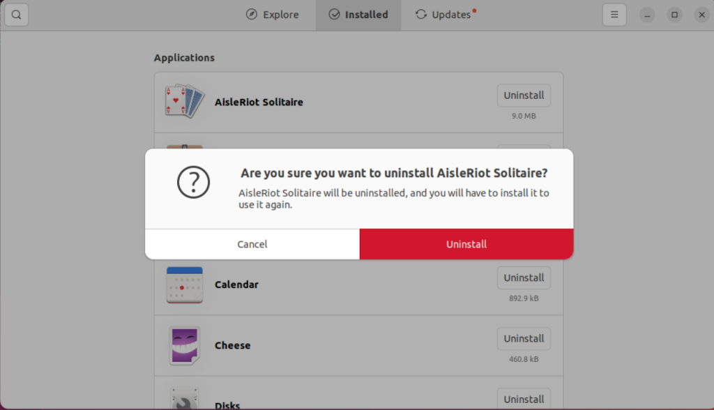 Uninstalling Applications From Ubuntu