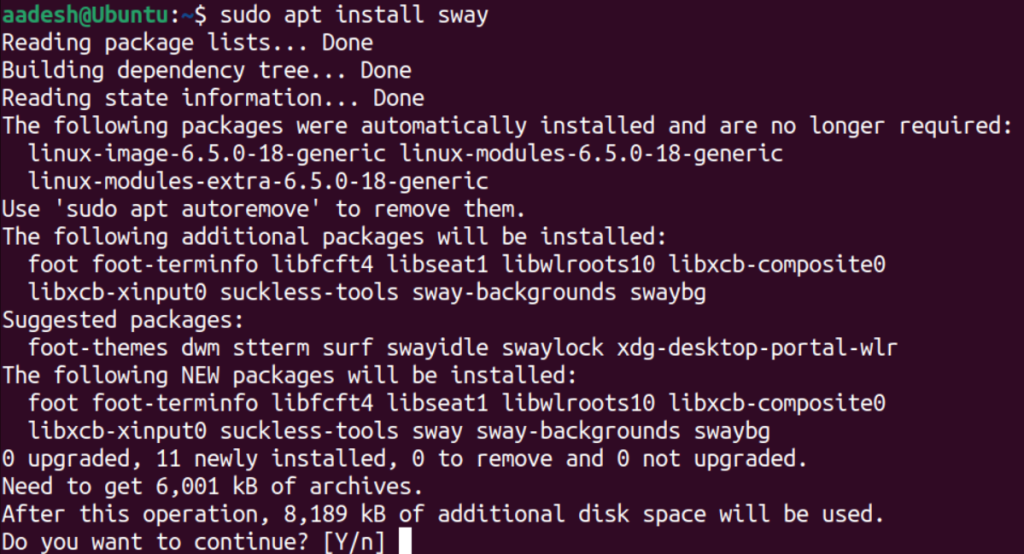 Installing Sway On Ubuntu