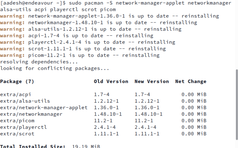 Installing Dependencies For Awesome WM