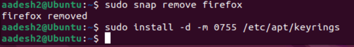 Uninstalling Firefox Snap From Ubuntu