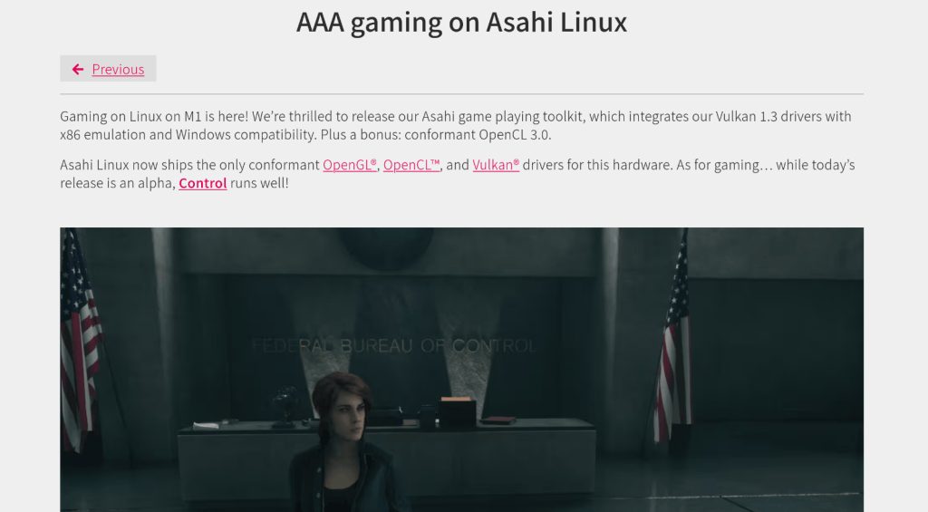 AAA Games Running On Asahi Linux