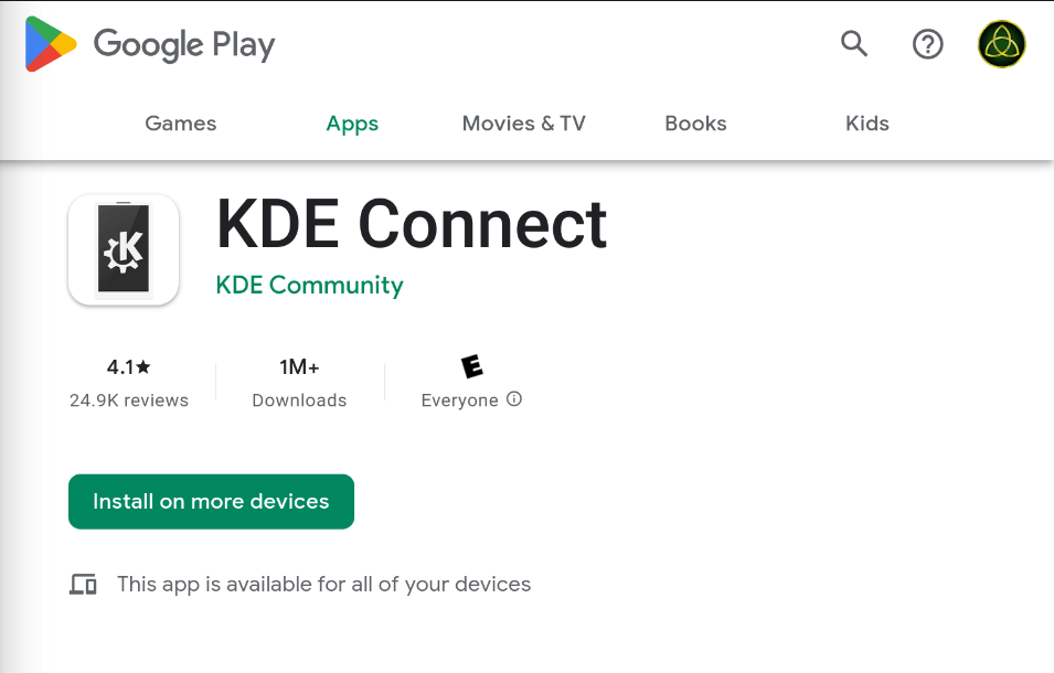 KDE Connect Is Available On The Google Play STore